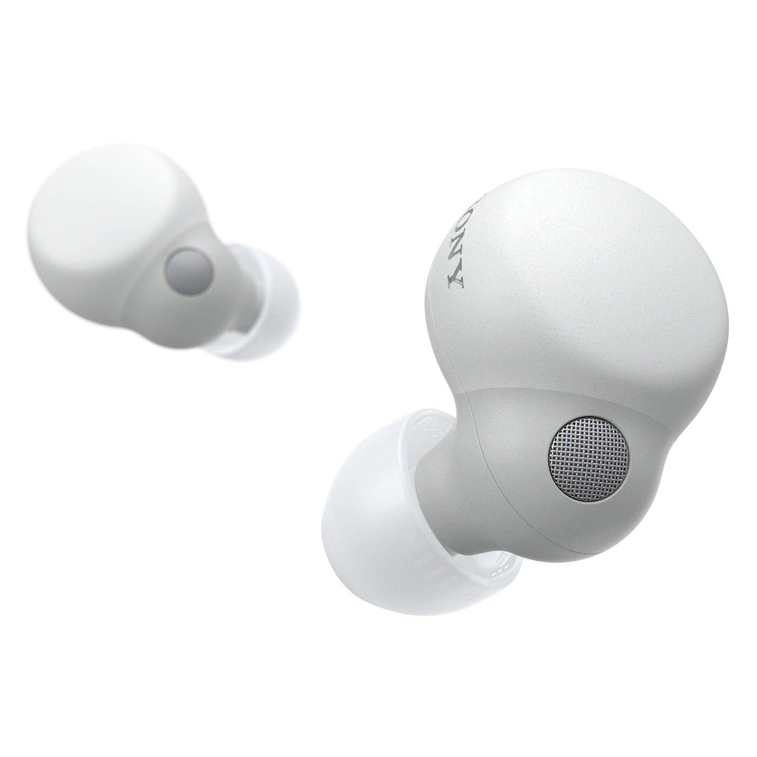 Sony LinkBuds S WF-LS900N Noise Cancellation Bluetooth Earbuds, TWS, Hi-Res Audio, Up to 23Hrs Battery-White | Alexa Built-in, Bluetooth Ear Buds Compatible with iPhone